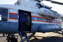 В район проведения поисково-спасательной операции в Северо-Эвенском районе вылетел вертолет МЧС