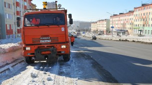 Ежедневно снегоочистительная техника ГЭЛУДа работает по микрорайонам города