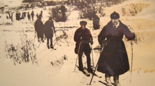81 год назад завершился переход из Нагаево в Хабаровск 12 магаданских лыжников–пограничников под руководством М.Ф. Пастернака