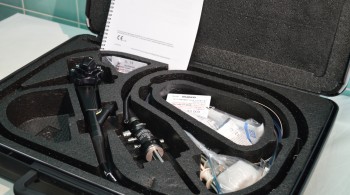 Магаданской Областной консультационной поликлинике подарили новый  фиброэндоскоп