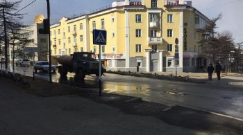 В областном центре начата мойка улиц