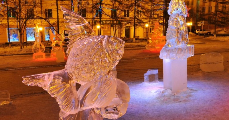 В столице Колымы в 10-й раз пройдет международный конкурс ледяных скульптур «Магаданский хрусталь»