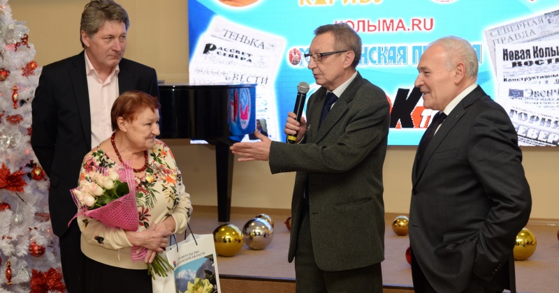 Магаданский журналист Жанна Еременко получила первый знак «Заслуженный работник СМИ Магаданской области»
