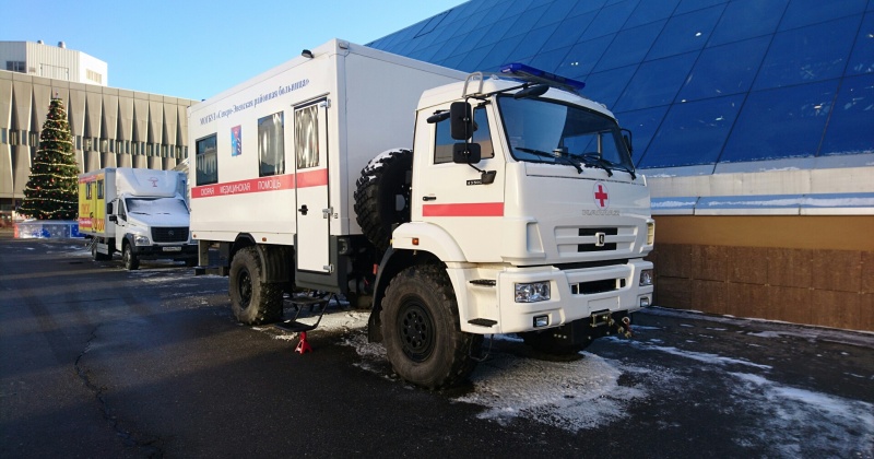 На Колыму из Набережных Челнов отправился специальный автомобиль медицинской помощи на шасси «КАМАЗ», созданный для районов Крайнего Севера