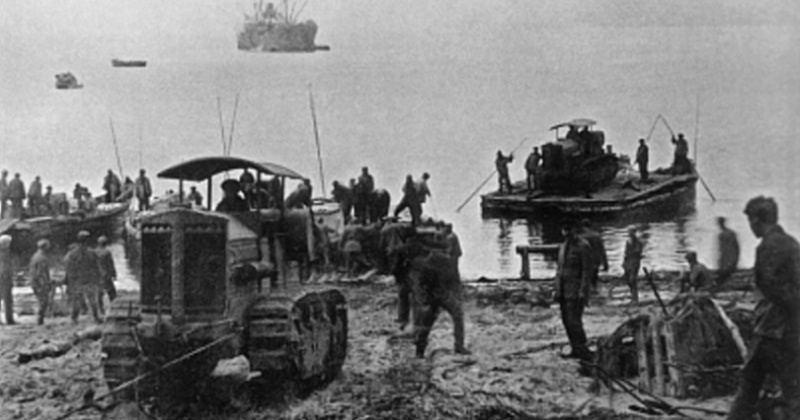 85 лет назад первая тракторная колонна с грузами вышла по примитивной тракторной дороге из Нагаева до Эликчана