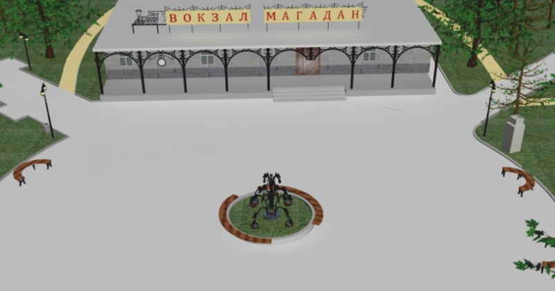 Специалисты департамента САТЭК подготовили проект обновления центральной части Городского парка  Магадана