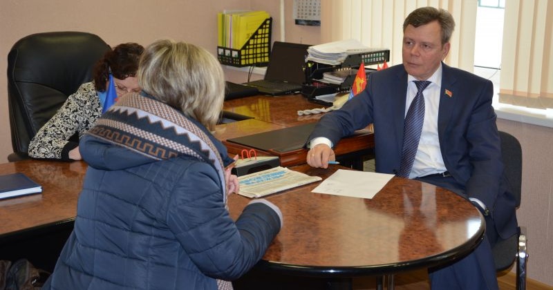 Общественный прием граждан провел Сергей Абрамов в поселке Сокол