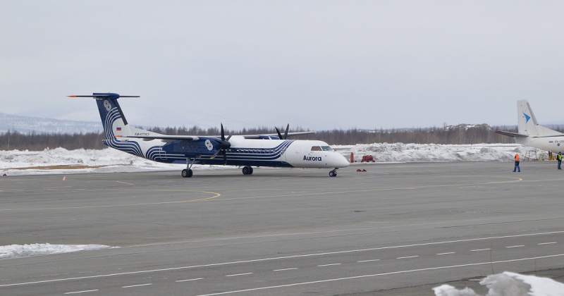 На Камчатку из Магадана отправился первый рейс авиакомпании "Аврора"