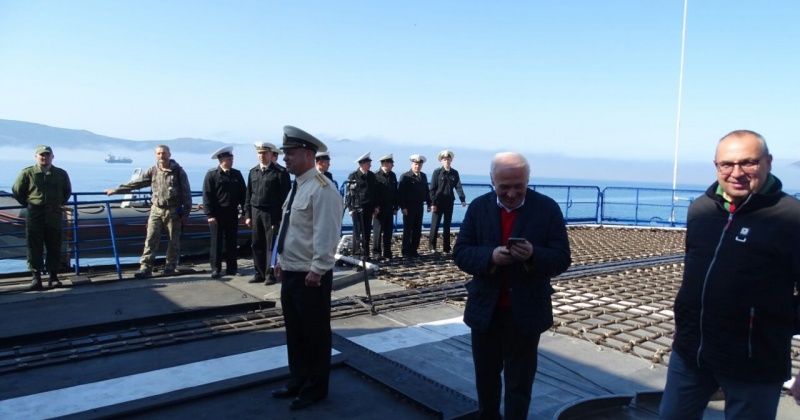 Курсанты военного спортивно-технического центра «Подвиг» посетили погранично-сторожевой корабль береговой охраны 1 ранга «Орёл»