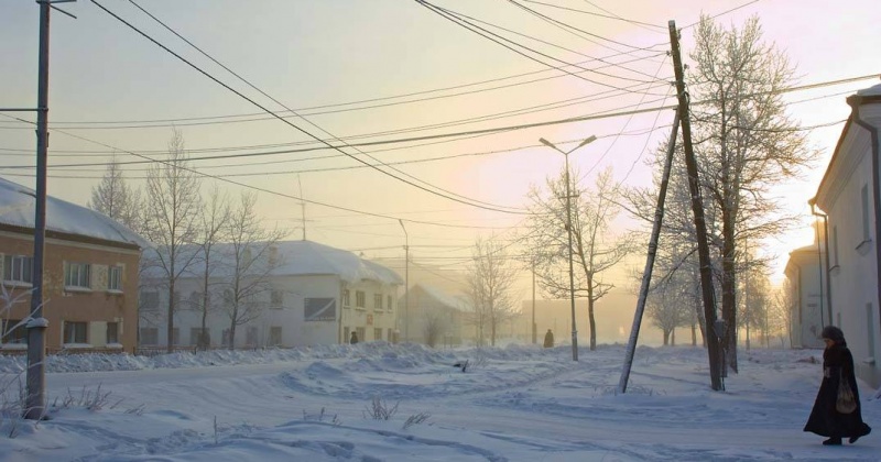 В городских округах центральной Колымы морозы резко опустились до минус 50 и ниже
