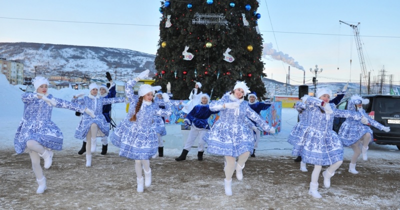 В Магадане в 11 раз открылся традиционный фестиваль ледяных скульптур «Магаданский хрусталь»