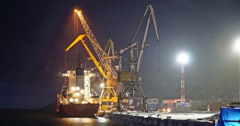 Пятый причал магаданского морского порта будет сдан в марте