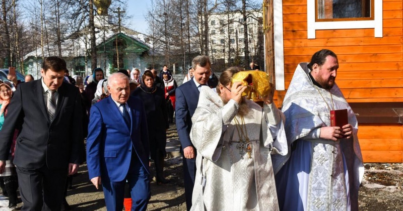 В праздник Благовещения Пресвятой Богородицы в Сусумане открыл двери для православных колымчан новый храм в честь святителя Спиридона Тримифунтского