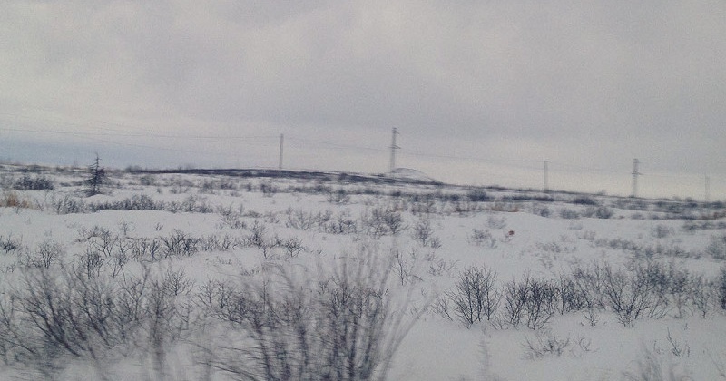 Ветер, метель, снег ожидается в районах Магаданской области