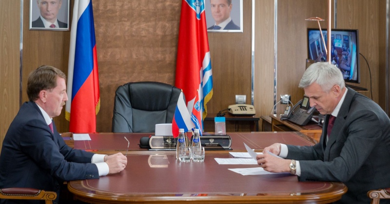 Вице-премьер РФ Алексей Гордеев и губернатор Сергей Носов провели рабочую встречу