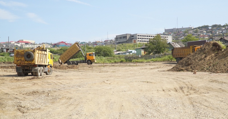 В рамках нацпроекта переселения из ветхого жилья в Магадане началось строительство жилищного комплекса «Нагаевский»