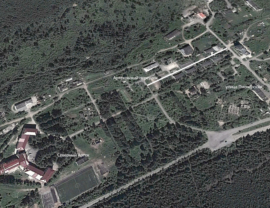 Карта поселок снежный магадан
