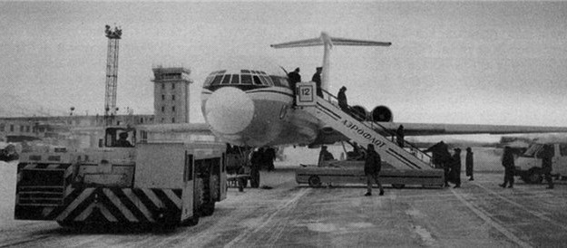 35 лет назад совершен первый беспосадочный рейс самолета Ил-62М по маршруту Москва-Магадан